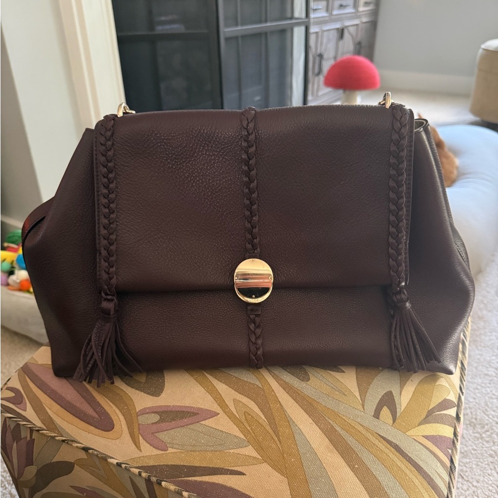 Chloe Large Soft Leather Shoulder Bag